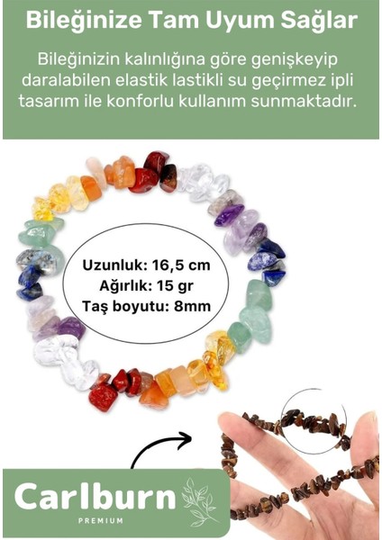 Premium Başak Burcu Enerjisini Yükselten Doğal Taş Bileklik Başak Burçları Burç Unisex Bileklik