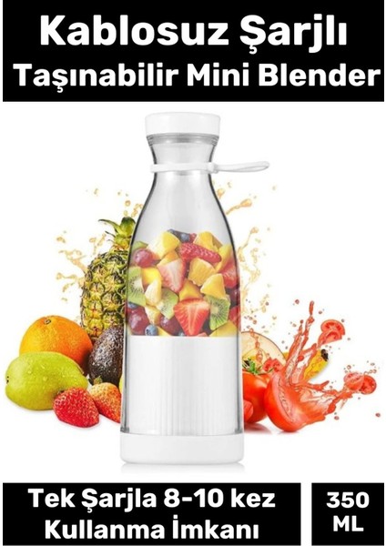 Özel Seri Su Geçirmez Tasarım Kablosuz Şarjlı Dayanıklı Kamp Spor Piknik Taşınabilir Mini Blender
