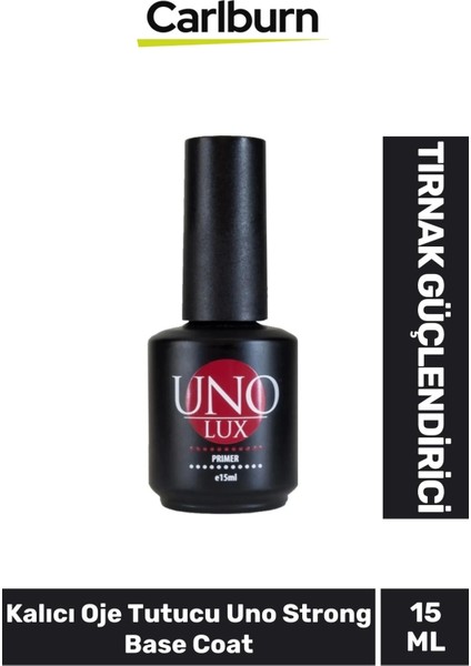 Tırnak Güçlendirici Elastik 48W Cihazlarda Kullanılan Kalıcı Oje Tutucu Uno Strong Base Coat 15 ml