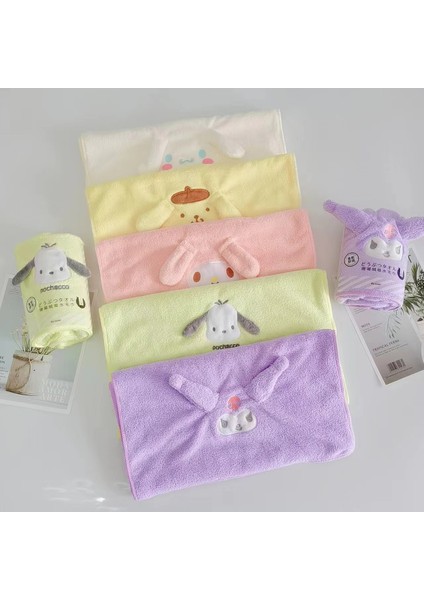 Tzmalloysanrio Havlu Mercan Kadife Havlu Karikatür Sevimli Yumuşak Emici Çabuk Kuruyan (Yurt Dışından) modelleri