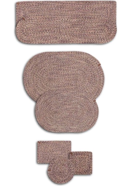 Cesta El Yapımı Örgü Mor Runner 37X136 4022
