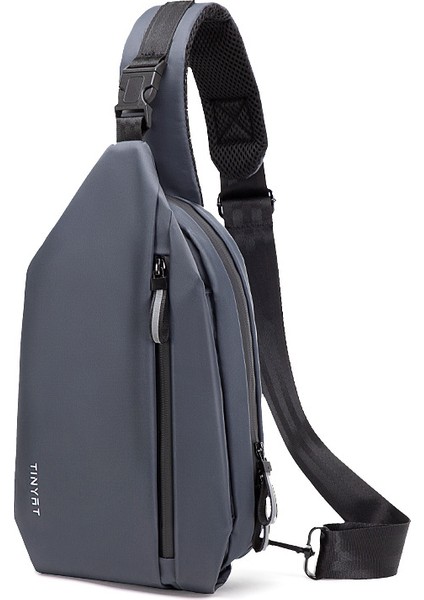 Göğüs Çantası Erkek Çok Fonksiyonlu Moda Crossbody Çanta Yeni Göğüs Çantası Erkek Spor ve Eğlence Su Geçirmez Omuz Çantası (Yurt Dışından)