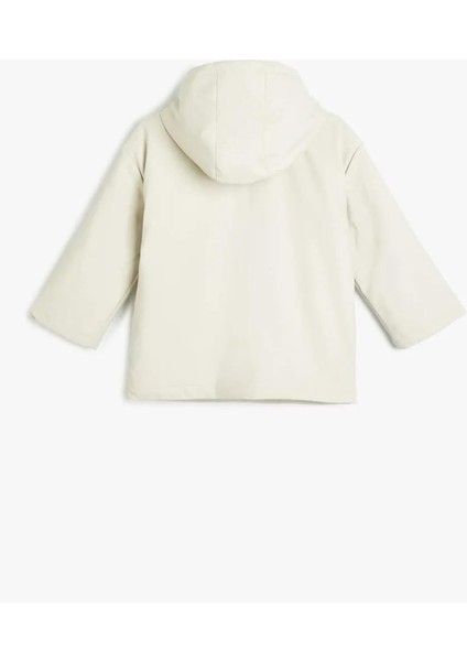 5WKG00005AW 010 Ekru Kız Cocuk Outerwear Mont fiyatları