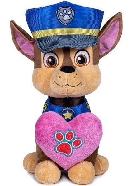 Nessiworld 760022981 Paw Patrol - Chase - Love Serisi 20 cm Peluş