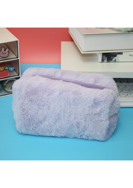 Taşınabilir, Yüksek Görünümlü, Peluş, Kız Gibi, Zarif Kişilikli, Sevimli ve Büyük Kapasiteli Kalem Kutusunun Kore Versiyonu Için Özel Olarak Tasarlanmıştır. (Yurt Dışından)