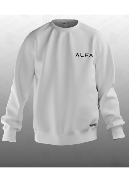 Alfa Kurt Tasarımlı Unisex Sweatshirt