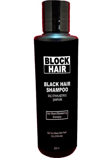 Block Hair Beyaz Saç Sakal Harici Uygulama 200 ml Şampuanı