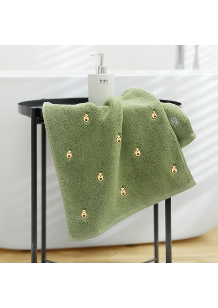 Tzmalloytamamen Işlemeli Pamuklu Havlu Yetişkin Yumuşak Emici Havlu (Yurt Dışından) modelleri