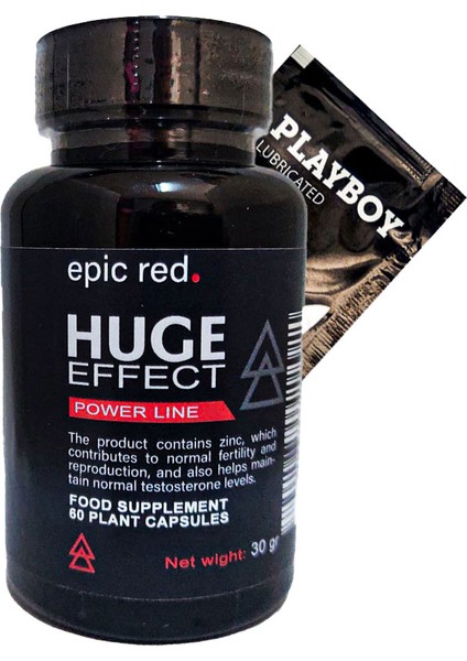 Jel + Huge Effect Erkeklere Özel Destekleyici 60'lı