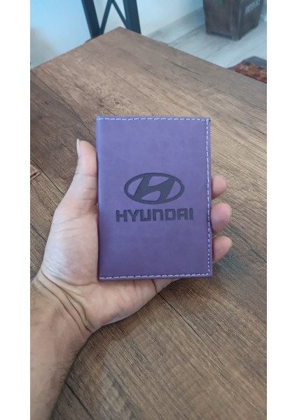 Hyundaı Deri Dikişli Araç Ruhsat Kılıfı Kabı Oto Ruhsatlık Araba Ruhsat Koruyucu fırsatları