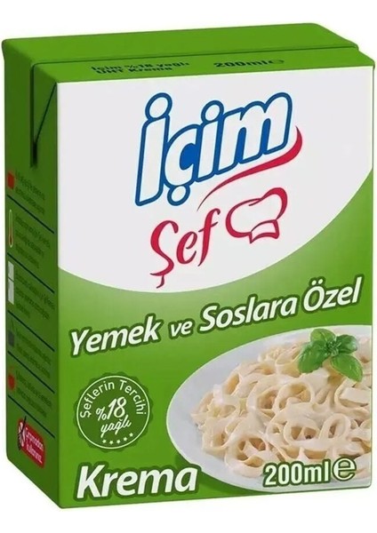 Içim Krema Yemeklere ve Soslara Özel 200 ml x 12 Adet