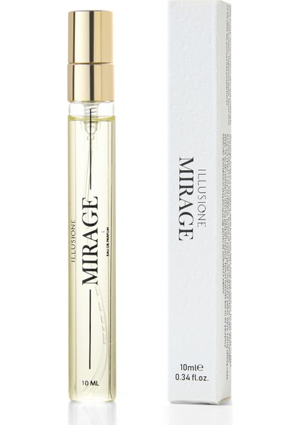 Mirage EDP Kadın Seyahat Boy Parfüm 10ml | Çiçeksi-Odunsu-Kremsi | Portakal Çiçeği, Sümbülteber, Misk