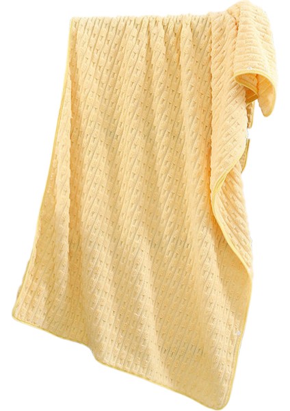 Tzmalloydüz Ev Kalın Emici Mercan Kadife Banyo Havlusu (Yurt Dışından)