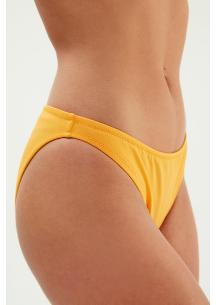 2516 Hardal 2 cm Ince Kenar Bikini Altı