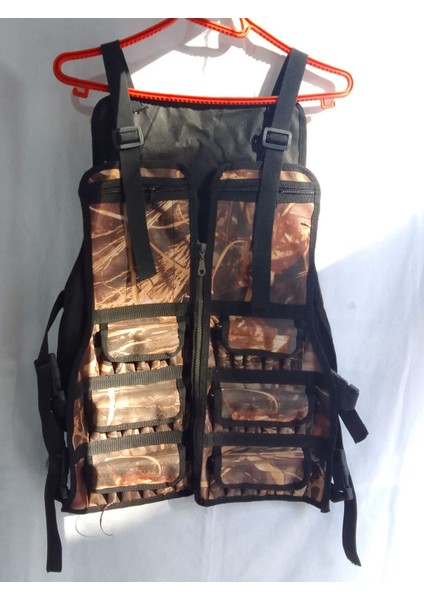 Orman Desenli Kolonlu Avcı Yeleği