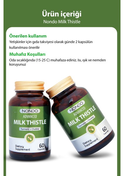 Advanced Milk Thistle 60 Kapsül