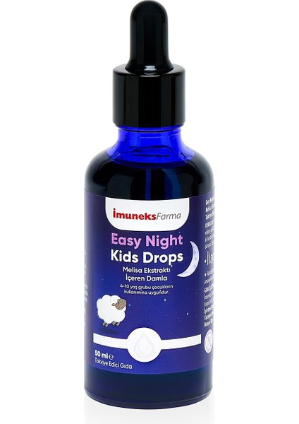 Easy Night Kids Drops Melisa Ekstraktı İçeren Damla Takviye Edici Gıda 50 ml fiyatları
