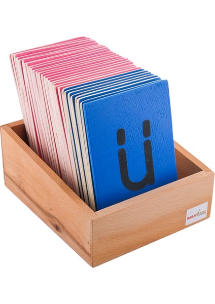 Montessori Zımpara Harfler ( Küçük Harfler )