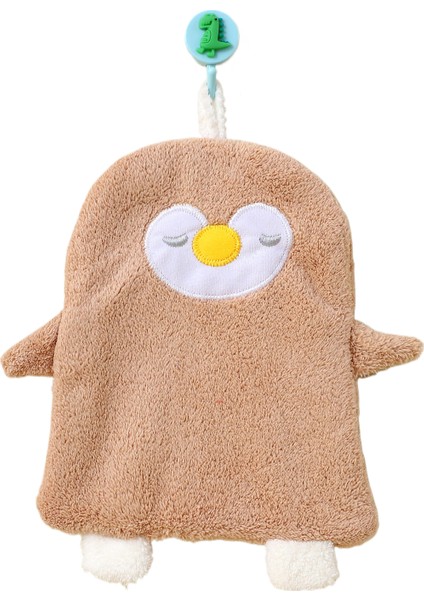 Tzmalloykarikatür Işlemeli Mercan Kadife El Havlusu (Yurt Dışından)