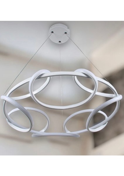 Turkco Celestial Loops Sarkıt LED Avize,3 Farklı Işık Modu,powerled Çap:50 YÜKSEKLIK:100CM