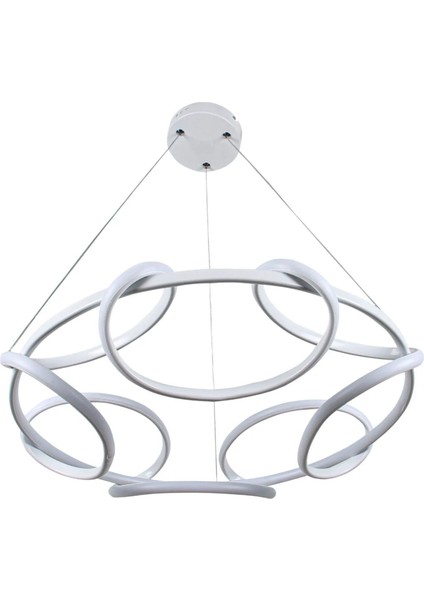 Turkco Celestial Loops Sarkıt LED Avize,3 Farklı Işık Modu,powerled Çap:50 YÜKSEKLIK:100CM