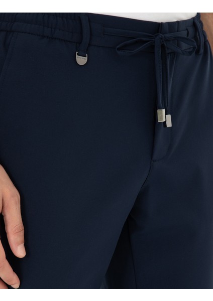 Erkek Lacivert Klasik Jogger Pantolon 50287780-VR033