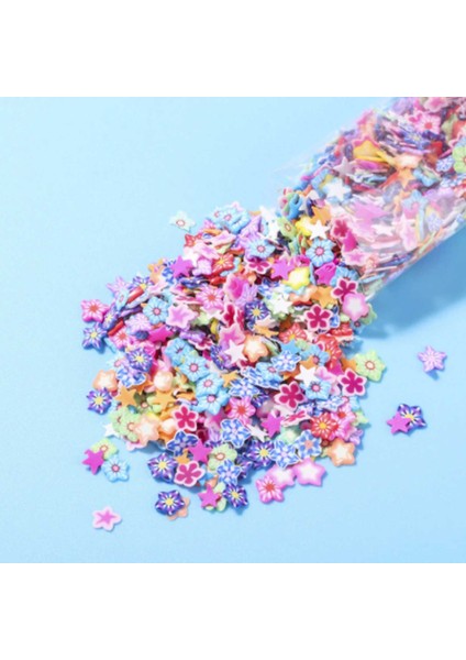 Karışık Glitter Doldu Malzemesi Epoksi Reçine Dolgusu Figür 5 gr Yıldız Modelleri