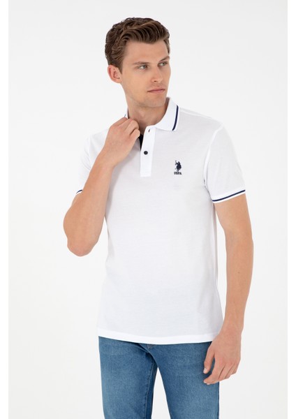 Erkek Beyaz Tişört Basic 50284631-VR013