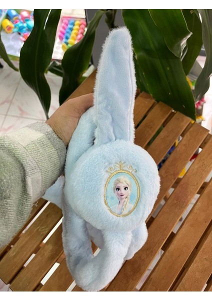 Kulakları Hareket Eden Sesli Peluş Elsa Kulaklık Taç