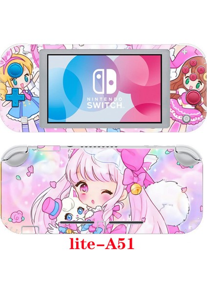 Nintendo Switch Lite Serisi Çizgi Film Çıkartmaları A51 ile Uyumlu (Yurt Dışından)