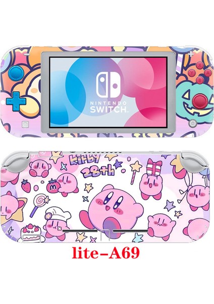 Nintendo Switch Lite Serisi Çizgi Film Çıkartmaları A69 ile Uyumlu (Yurt Dışından)