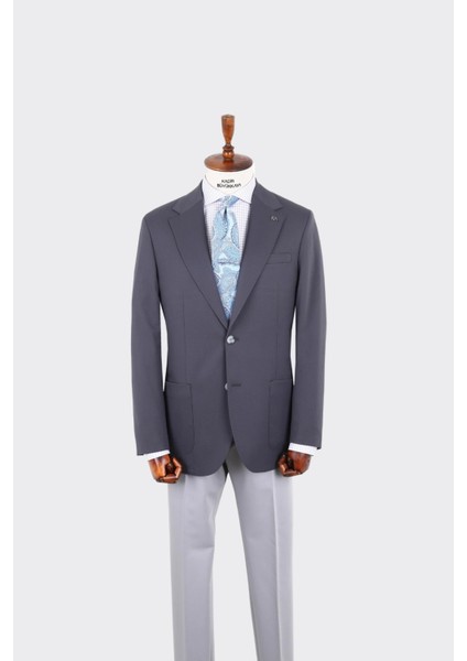 Kırlangıç Yaka Erkek Ceket-KAX5115W