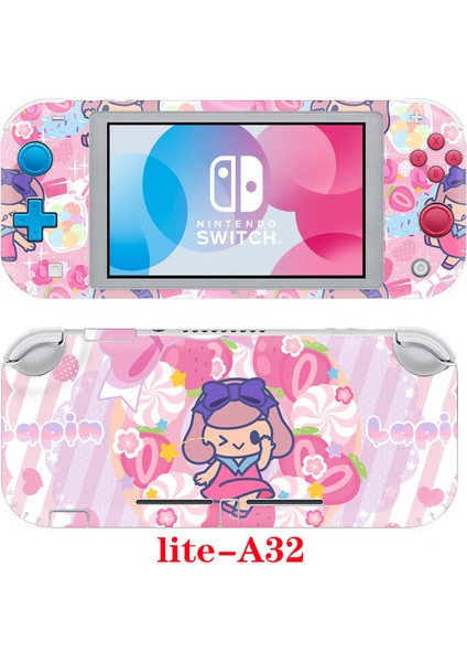 Nintendo Switch Lite Serisi Çizgi Film Çıkartmaları A32 ile Uyumlu (Yurt Dışından)