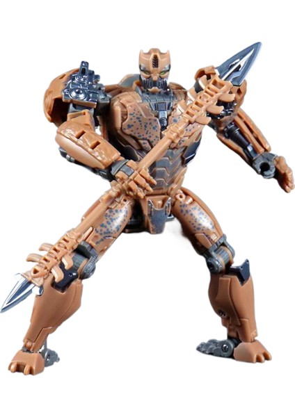 Transformers Sarı Panter Savaşçı Oyuncak Maket Erkek Oyuncak Hediye 18CM (Yurt Dışından)