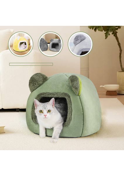 Küçük Sıcak ve Rahat Peluş Kedi Evi Kedi Yatağı (Yurt Dışından) fiyatları