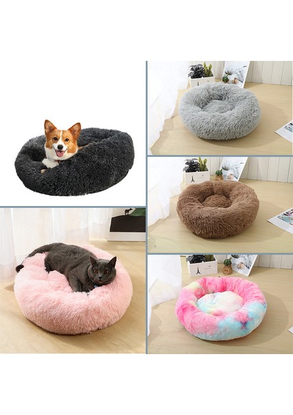 Yuvarlak Peluş Evcil Hayvan Yuvası Çıkarılabilir ve Yıkanabilir (Yurt Dışından) fiyatları
