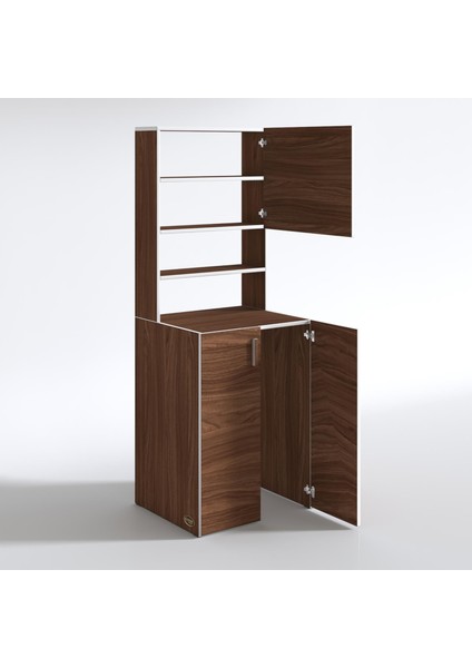 Kenzlife çamaşır makinesi dolabı kasparov cvz 180*066*55-20 banyo kapaklı arkalıksız