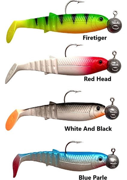 Cannibal 8cm 15GR Hazır Zokalı Silikon Yem