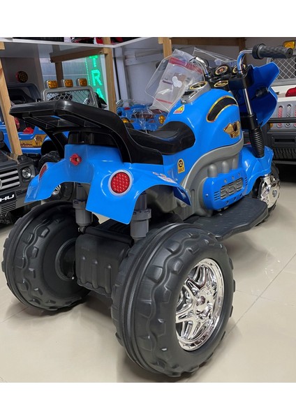 Goway 12 Volt Turbo & Müzik Çalarlı Akülü Dev Motosiklet 3-9 Yaş