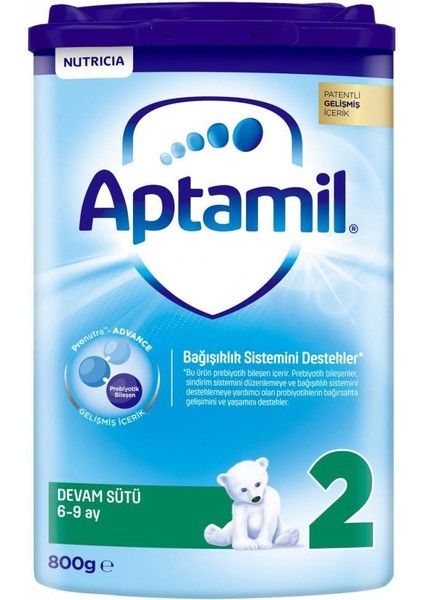 Aptamil Devam Sütü Maması No2 6-9 Ay 800 gr