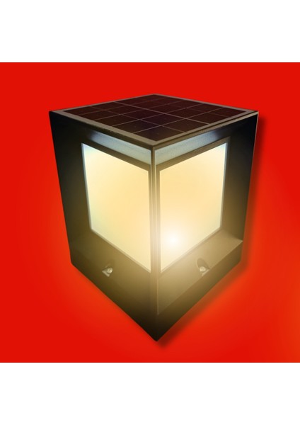 Aries Güneş Enerjili Kumandalı Profesyonel 100W Küp Set Üstü Aydınlatma