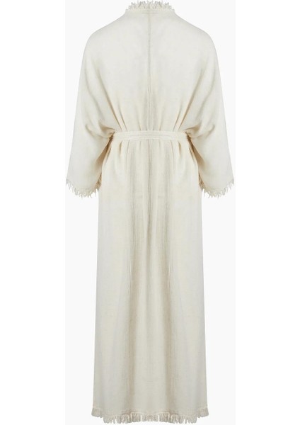 Crinkle Keten Kimono Krem fiyatları