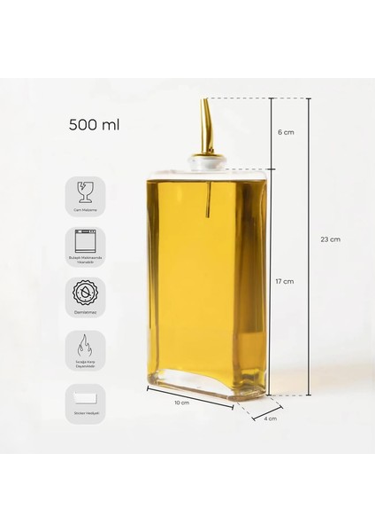 Molivet 3'lü Silver Kapak Cam Yağdanlık Sosluk Sirkelik 350-500-750 ml fırsatları