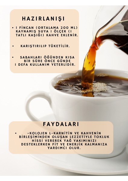 Kilo Ver*meye Yardımcı Kolojenli Sade Detox Kahve 1,5 Aylık (45 Kullanım)- Net 150GR fırsatları