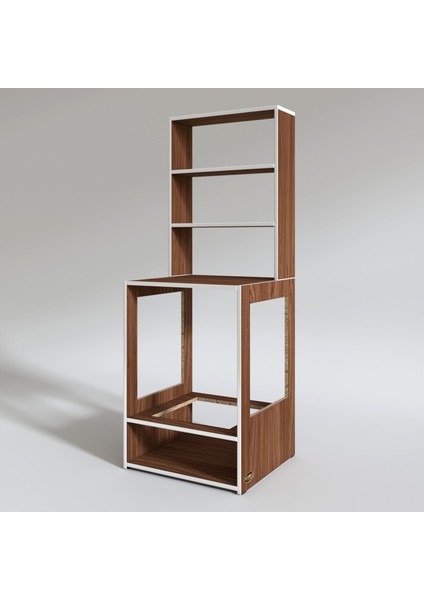 Kenzlife ankastre fırın dolabı ismihan cvz 165*60*56 mutfak raflı