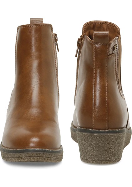 607 Dolgu Topuklu Fermuarlı Kadın Bot indirimleri