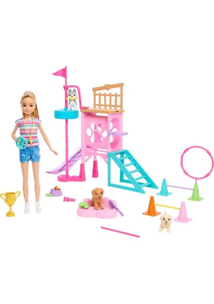 Nessiworld HRM10 Stacienin Köpekçik Oyun Parkı - Barbie And Stacie To The Rescue