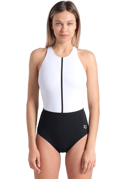 Swimsuit Silvia Cross Back Kadın Siyah Yüzücü Mayo 008143515