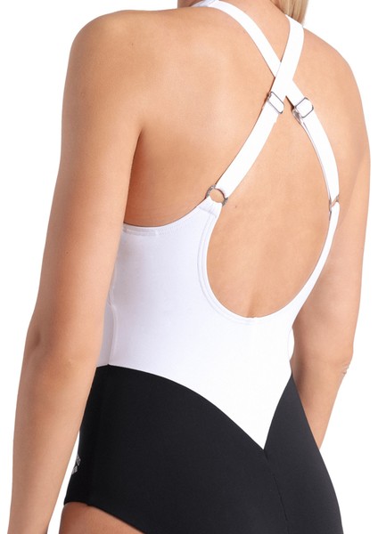 Swimsuit Silvia Cross Back Kadın Siyah Yüzücü Mayo 008143515 fırsatları
