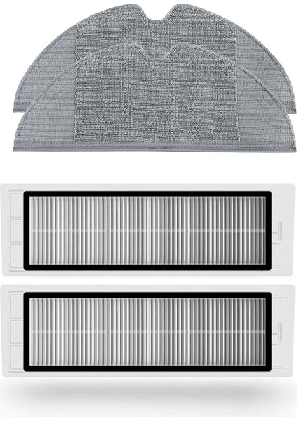 Xiaomi Vacuum Mop 2 Pro 3D (STYTJ02ZHM) Robot Süpürge Uyumlu 5'li Yedek Parça Seti